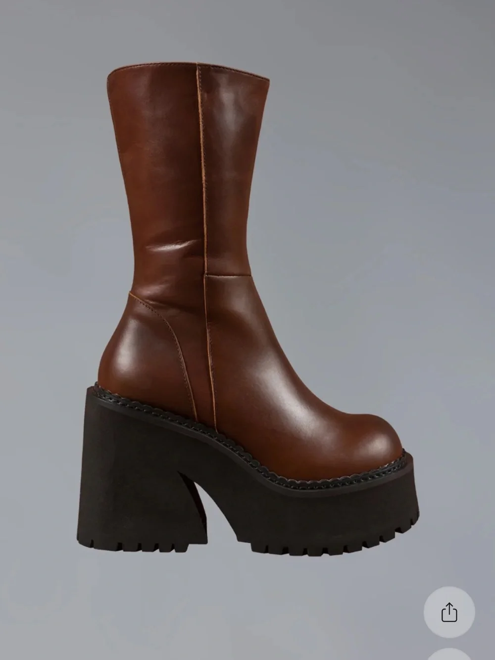 UNIF Parker Platform Boot - Brown